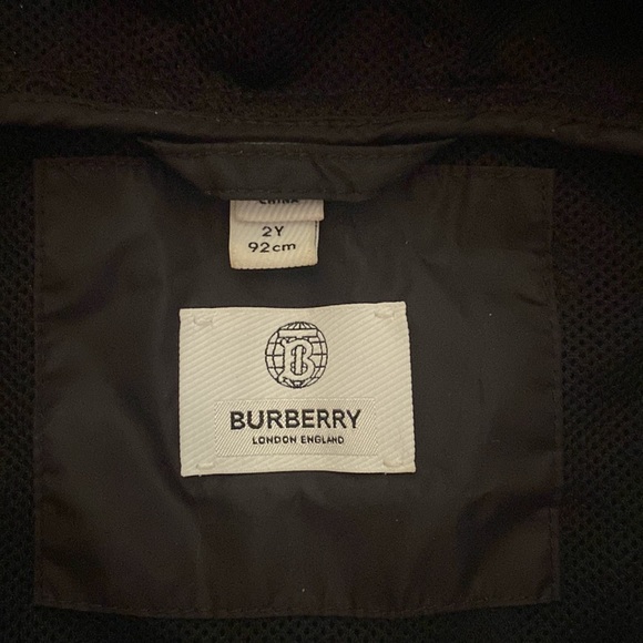 Burberry windbreaker. Size 2y unisex worn once!! SS22 - Picture 2 of 2
